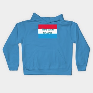 Travel Around the World - Luxembourg Kids Hoodie